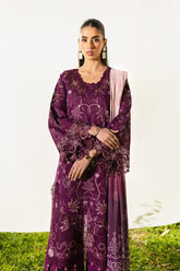 3-PC Unstitched Embroidered Lawn Riwayat By Ramsha | Y-1305